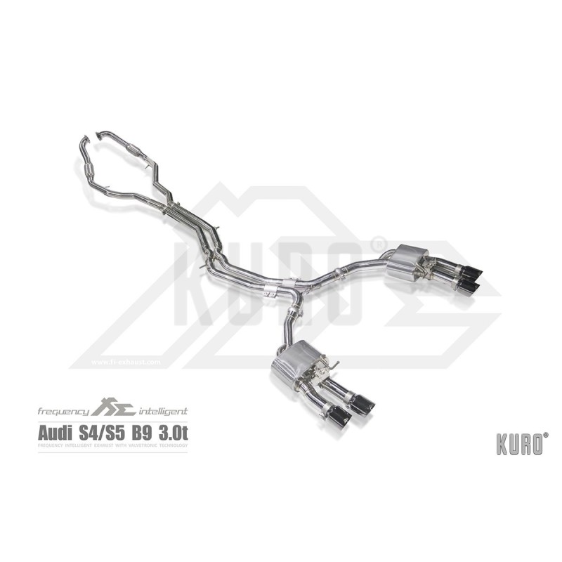 Fi EXHAUST Audi S4 / S5 (B9) l 2017+ Cat-back