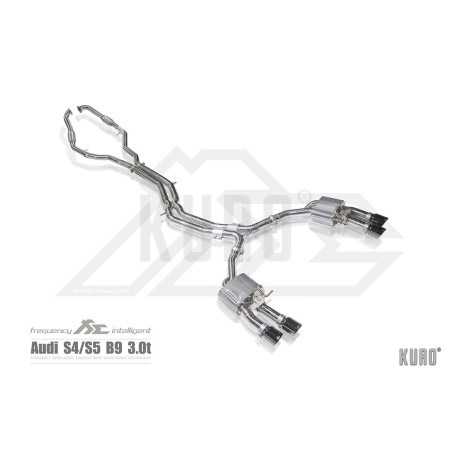 Fi EXHAUST Audi S4 / S5 (B9) l 2017+ Cat-back