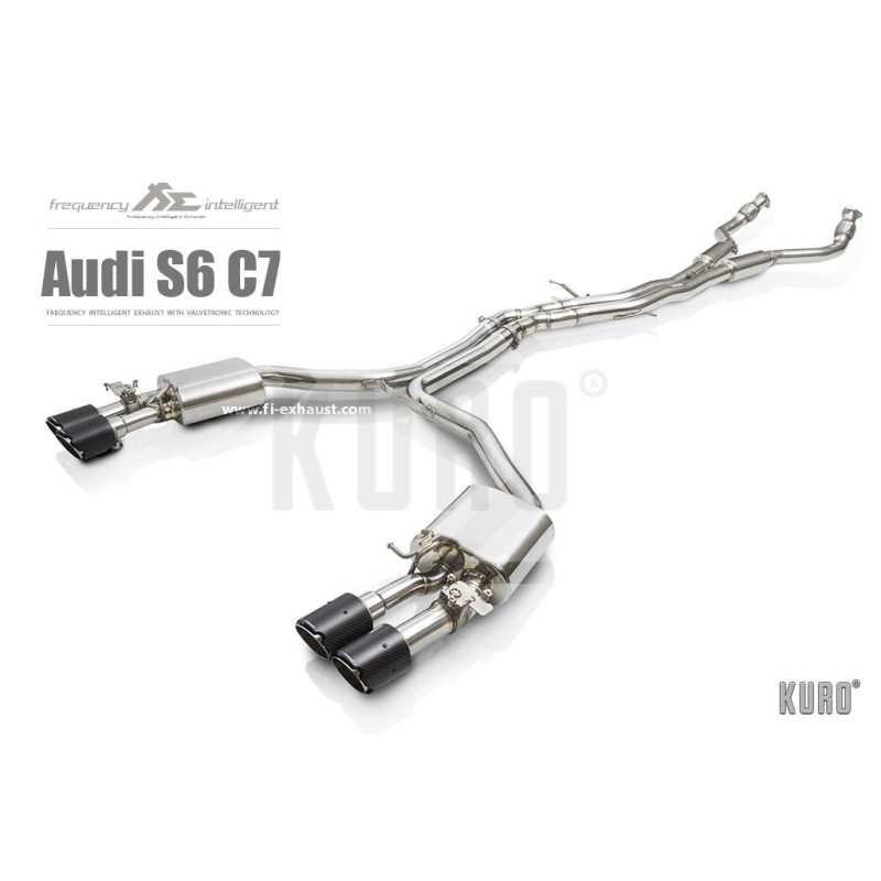 Fi EXHAUST Audi S6 / S7 C7 Cat-back