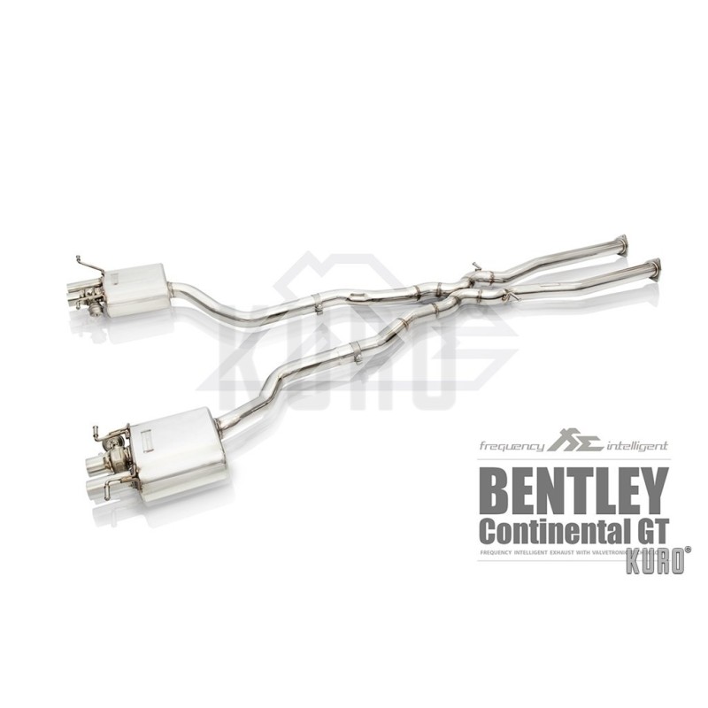 Fi EXHAUST Bentley Continental GT W12 6.0TT l 2003-2018 Cat-back