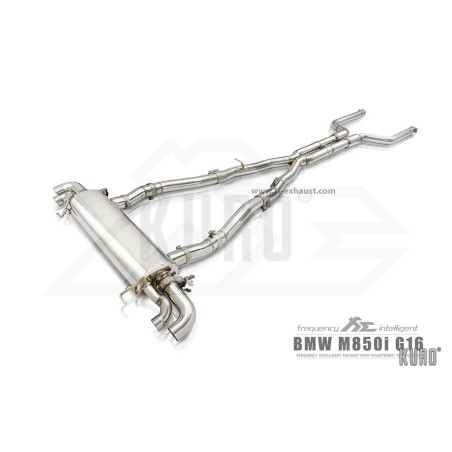 Fi EXHAUST BMW G16 M850i Gran Coupe Cat-back (OPF)