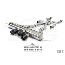 Fi EXHAUST BMW M3/M4 G80/G81/G82 Cat-back Center Exit + Carbon Diffuser