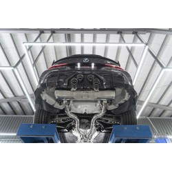 Fi EXHAUST BMW M3/M4 G80/G81/G82 Cat-back Center Exit + Carbon Diffuser
