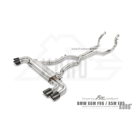Fi EXHAUST BMW X5M/X6M F95/F96 Cat-back
