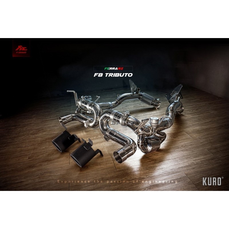 Fi EXHAUST Ferrari F8 Tributo Cat-back (OPF)