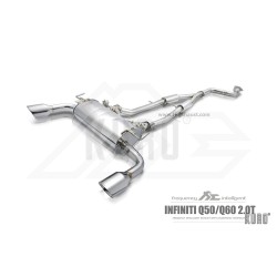 Fi EXHAUST Infiniti Q50 / Q60 2.0T Cat-back