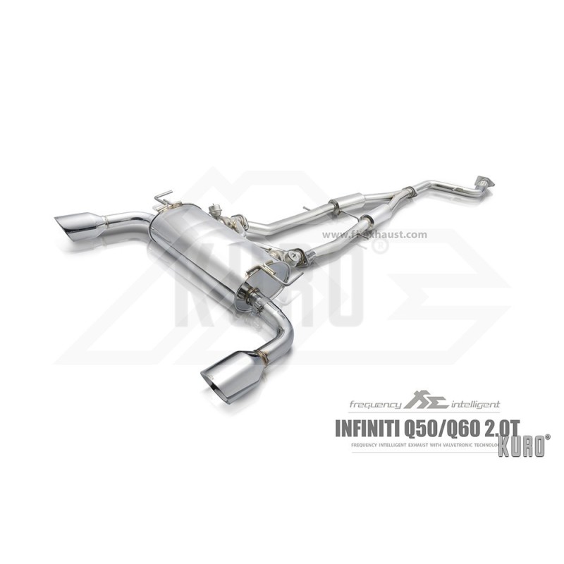 Fi EXHAUST Infiniti Q50 / Q60 2.0T Cat-back