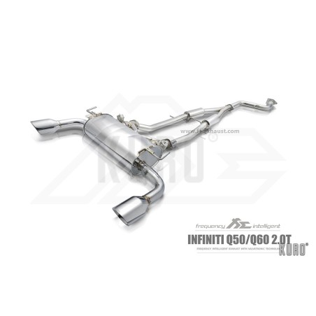 Fi EXHAUST Infiniti Q50 / Q60 2.0T Cat-back