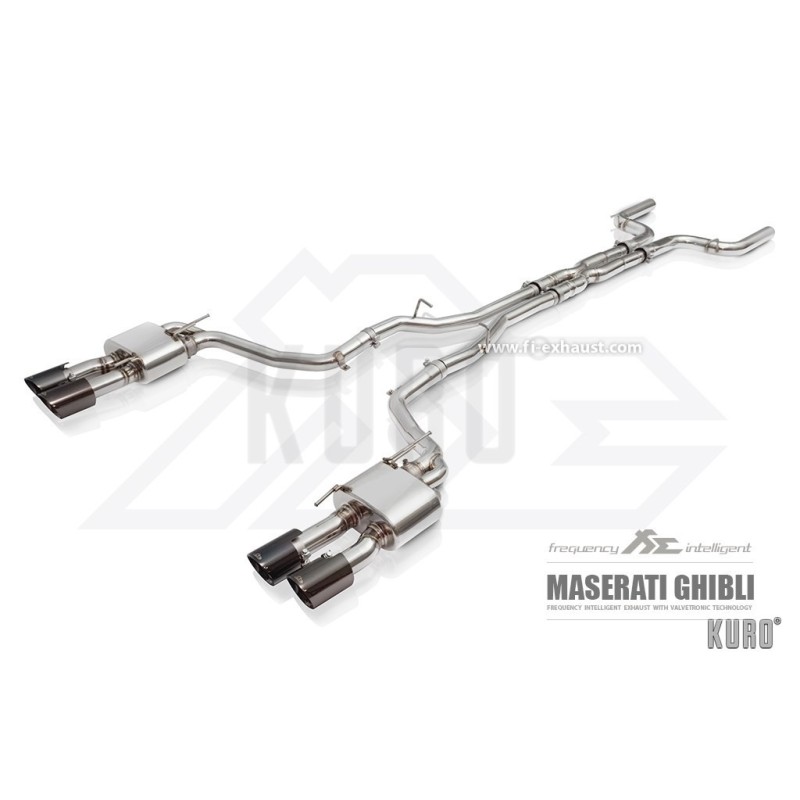 Fi EXHAUST Maserati Ghibli V6 Turbo Cat-back