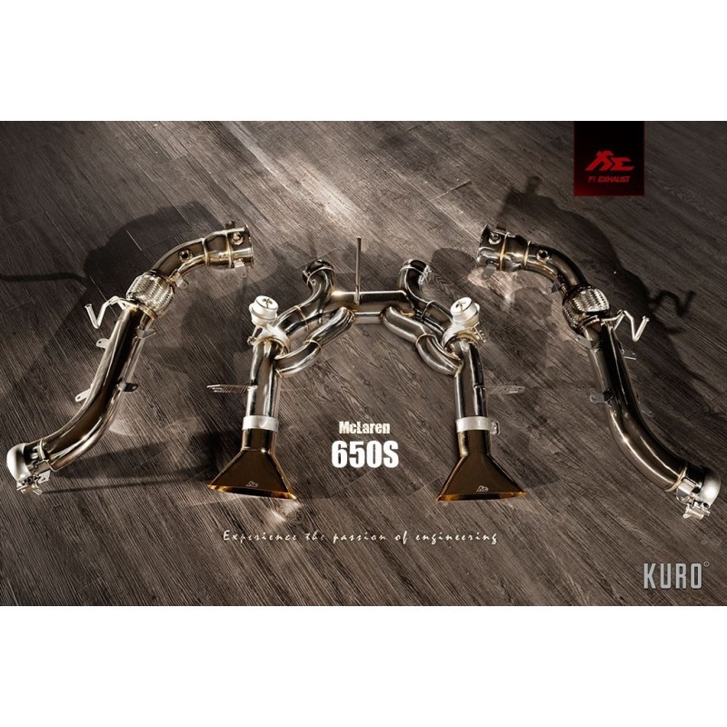 Fi EXHAUST McLaren 650S Coupe / Spider Cat-back