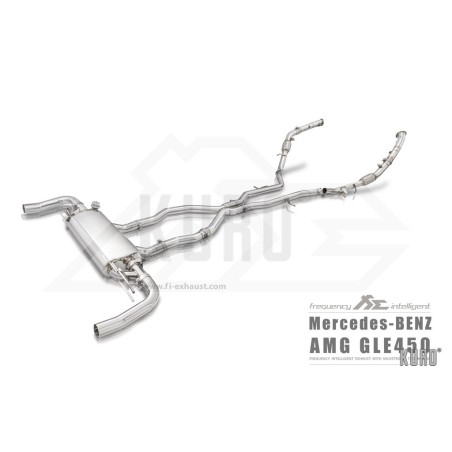 Fi EXHAUST Mercedes W166 AMG GLE 400/450/43 AMG Cat-back