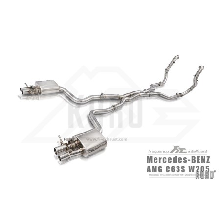 Fi EXHAUST Mercedes W205 AMG C63 S Cat-back
