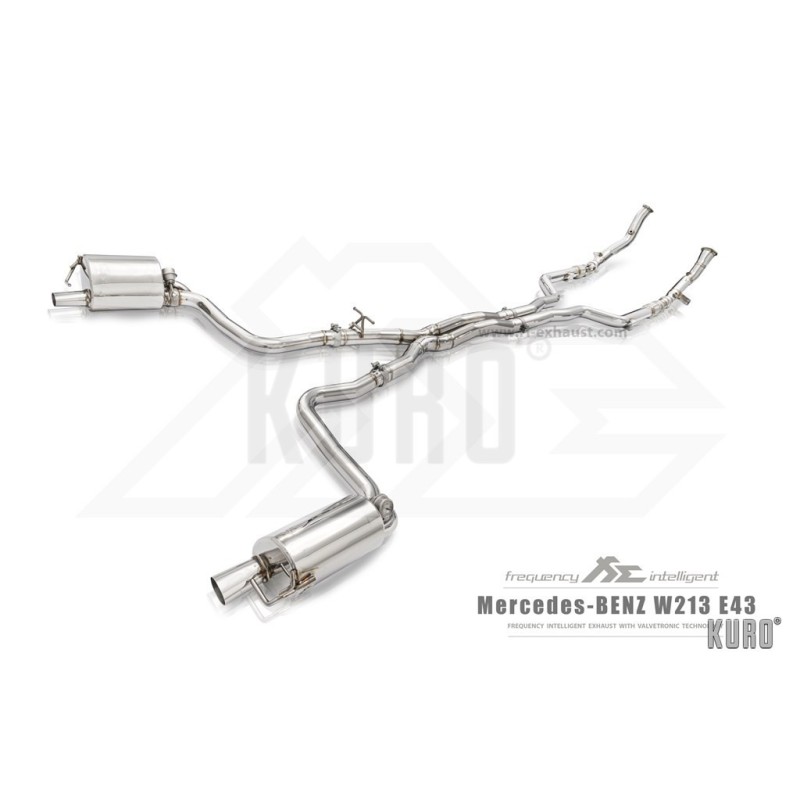 Fi EXHAUST Mercedes W213 AMG E43 Sedan / Estate Cat-back
