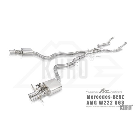 Fi EXHAUST Mercedes W222 AMG S63 Cat-back