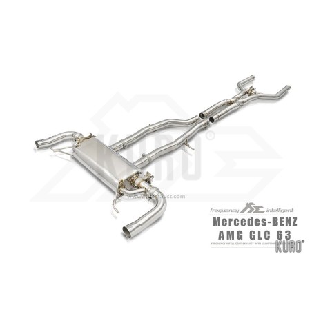 Fi EXHAUST Mercedes X253 / C253 AMG GLC63 / S Facelift Cat-back