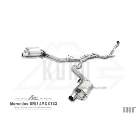 Fi EXHAUST Mercedes X290 AMG GT 43 4-Door OPF / Non-OPF Cat-back