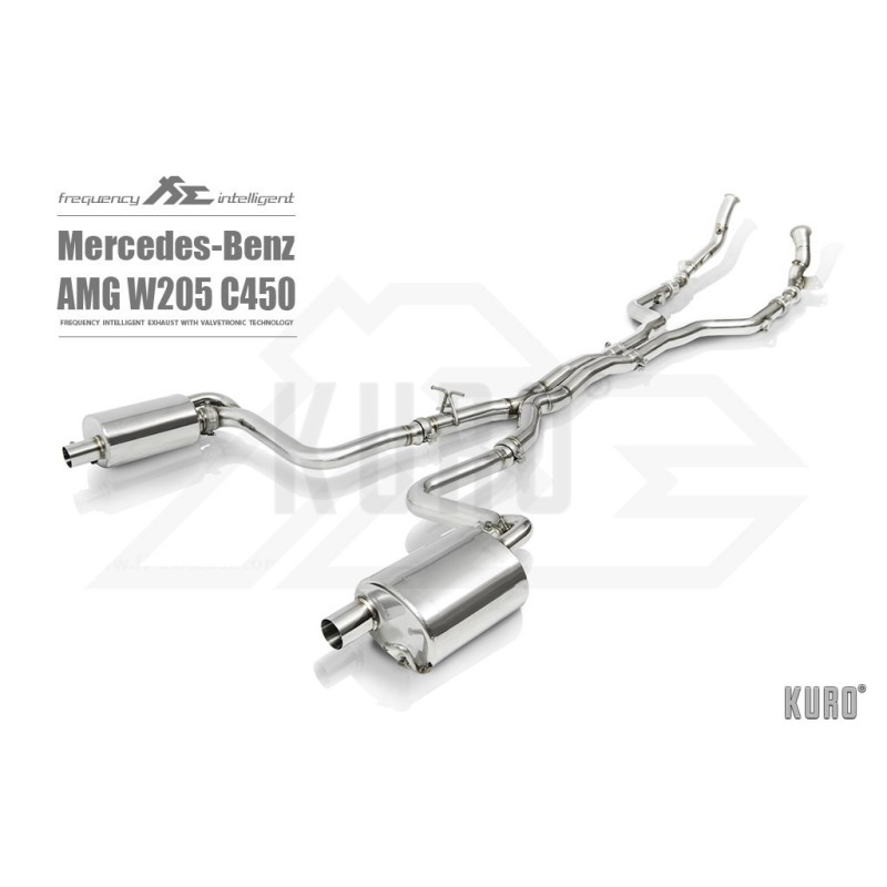 Fi EXHAUST Mercedes-Benz W205 C400 / C450 / C43 Cat-back