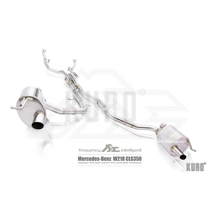 Fi EXHAUST Mercedes-Benz W218 CLS350 Cat-back