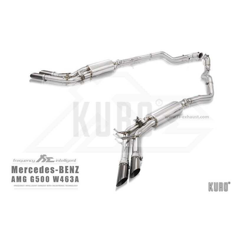 Fi EXHAUST Mercedes-Benz W463A G500 Cat-back