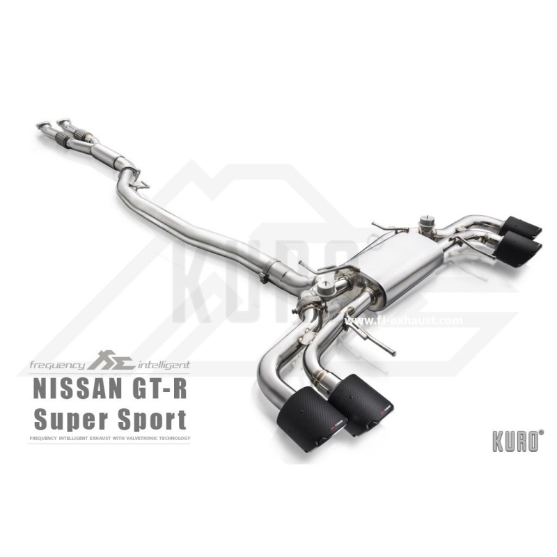 Fi EXHAUST Nissan GT-R R35 Super Sport Cat-back