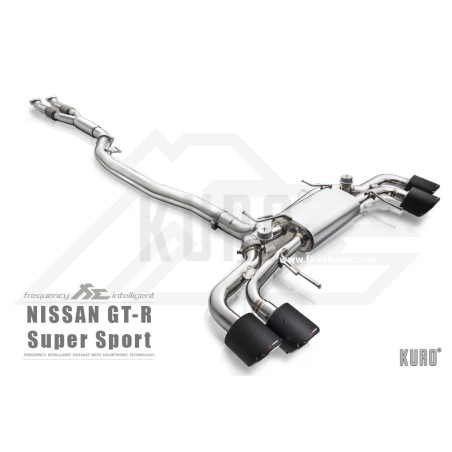 Fi EXHAUST Nissan GT-R R35 Super Sport Cat-back