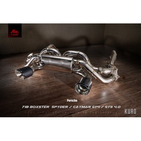Fi EXHAUST Porsche 718 GT4 Boxster/Spyder/ Cayman Cat-back