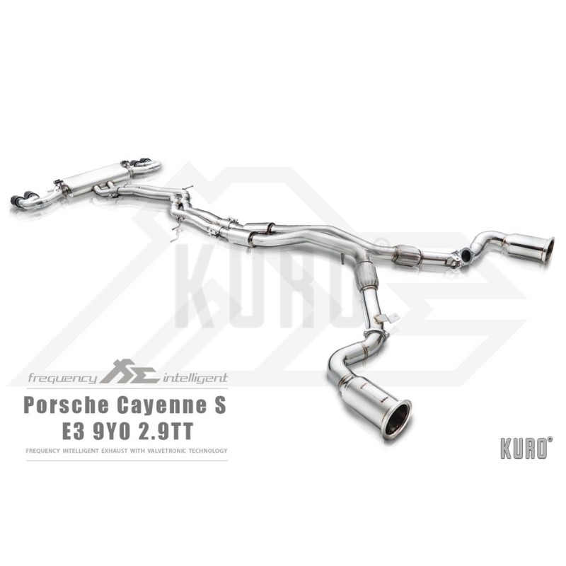 Fi EXHAUST Porsche 9Y0 Cayenne S/Coupe 2.9TT Cat-back