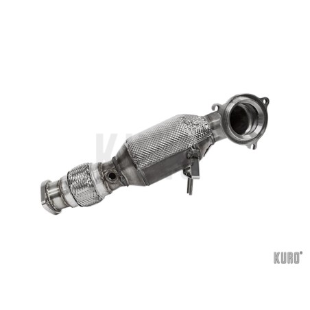 HJS ECE Downpipe 2,75" for Ford Fiesta Mk.7 1.6 ST
