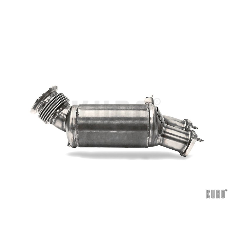 HJS ECE Downpipe 3" for BMW E-Series 135i/335i N55B30A Euro5