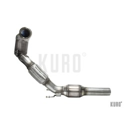 HJS ECE Downpipe 3" for Golf Mk7 GTI Facelift and Skoda Octavia RS 2.0 TFSI Euro 6