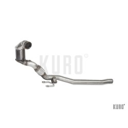 HJS ECE Downpipe 3" for Golf Mk7R and Audi S3 8V