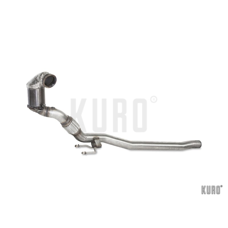 HJS ECE Downpipe 3" for Golf Mk7R and Audi S3 8V