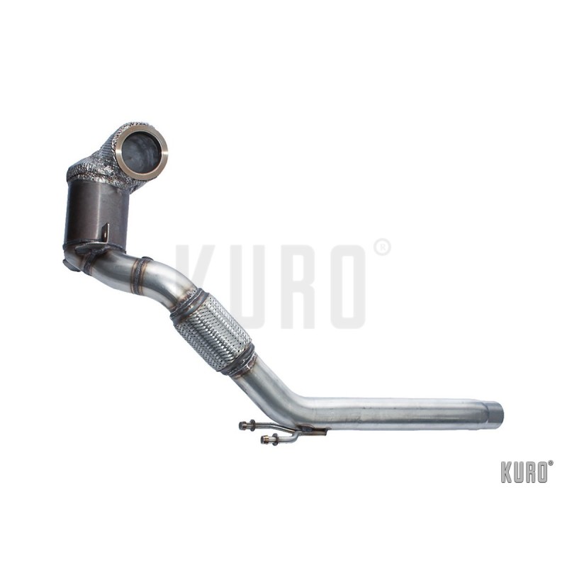HJS ECE Downpipe 3" for VAG 1.8-2.0 TSI Euro 6
