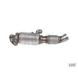 HJS ECE Downpipe for BMW (1-5)40i+740i with B58B30A E6 engines