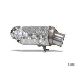 HJS ECE Downpipe for BMW 1er+3er with 3.0L N55B30A Euro 5 engines