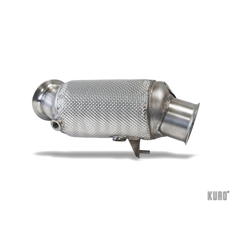 HJS ECE Downpipe for BMW 1er+3er with 3.0L N55B30A Euro 5 engines