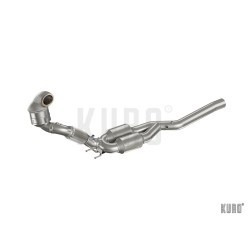 HJS ECE Downpipe for VAG 2.0 T(F)SI AWD with OPF Euro 6d-Temp (Golf Mk7 R)