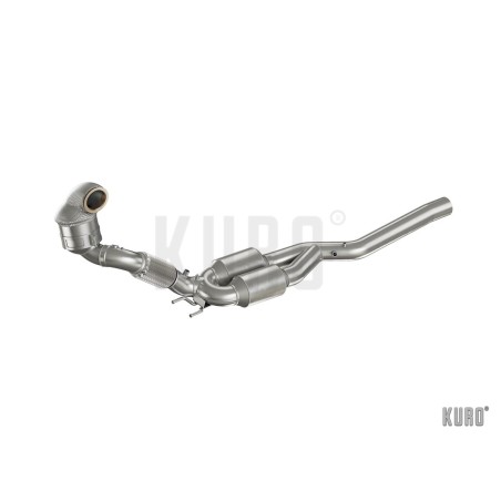 HJS ECE Downpipe for VAG 2.0 T(F)SI AWD with OPF Euro 6d-Temp (Golf Mk7 R)
