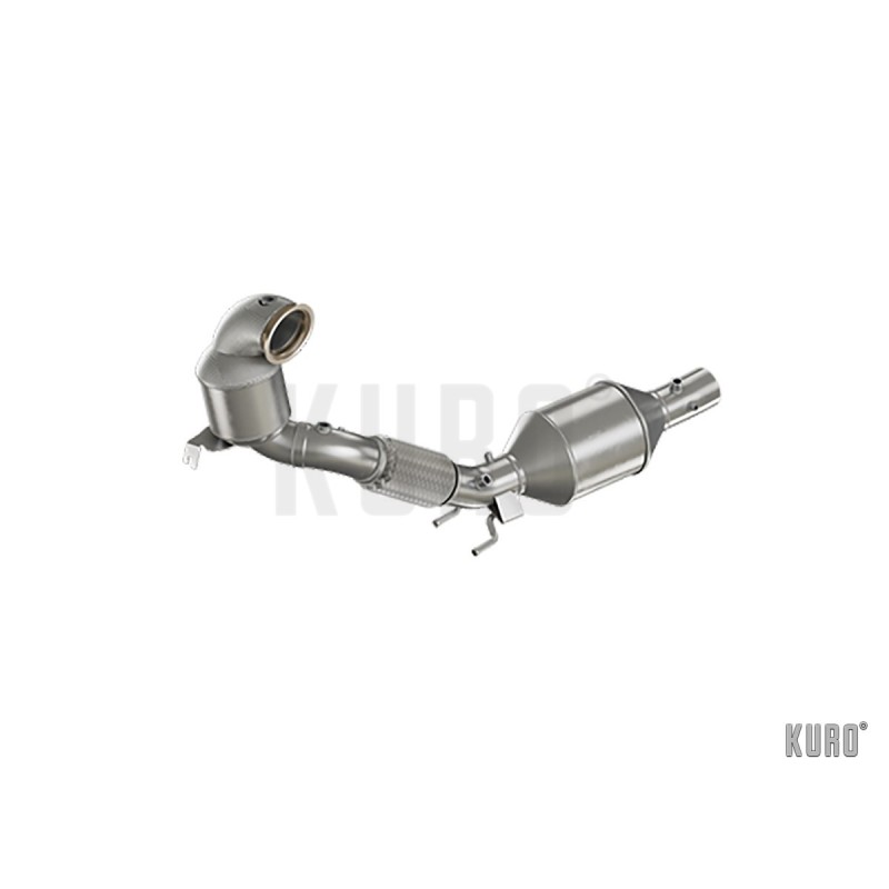 HJS ECE Downpipe for VAG 2.0 T(F)SI FWD with OPF Euro 6d (Golf Mk8 GTI)