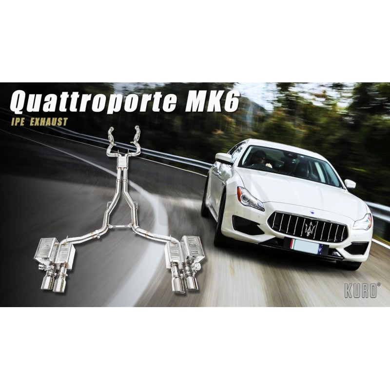 iPE Maserati Quattroporte MK6 Cat-back