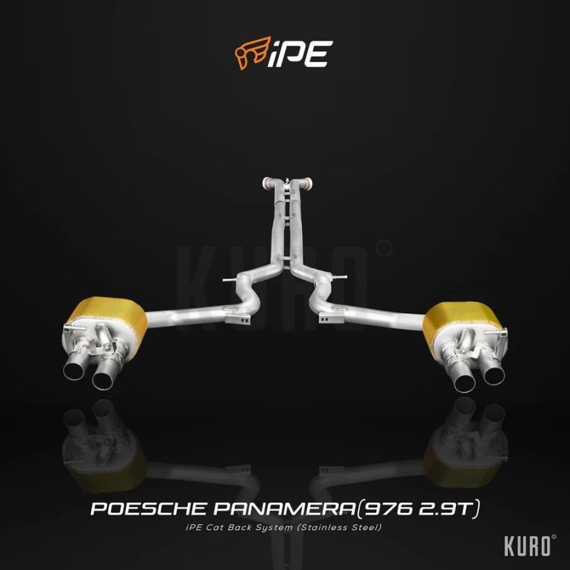 iPE Porsche Panamera / S / 4S (976) Cat-back