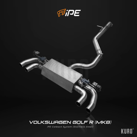 iPE Volkswagen Golf R (Mk8) Cat-back