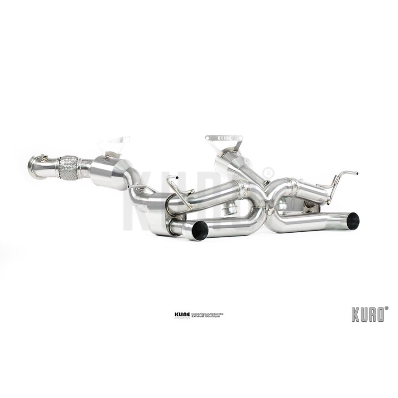 Kline Ferrari 488 Exhaust Stainless / Inconel