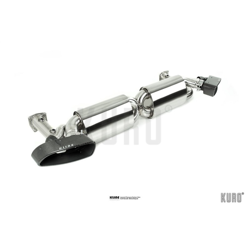 Kline Porsche 911 (991) Turbo S Exhaust Stainless / Inconel