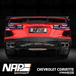 NAP Sportauspuff Chevrolet Corvette C8 Stingray (EU/US) Exhaust system