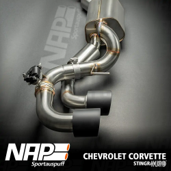NAP Sportauspuff Chevrolet Corvette C8 Stingray (EU/US) Exhaust system