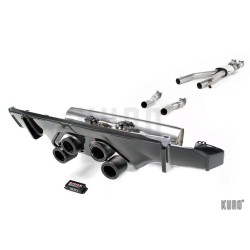 Quicksilver BMW M3/M4 G80/G81/G82 Center Exit Sound Architect + CarbonWurks Diffuser
