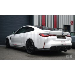Quicksilver BMW M3/M4 G80/G81/G82 Center Exit Sound Architect + CarbonWurks Diffuser
