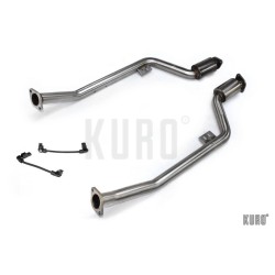 Quicksilver BMW M3/M4 G80/G81/G82 Center Exit Sound Architect + CarbonWurks Diffuser
