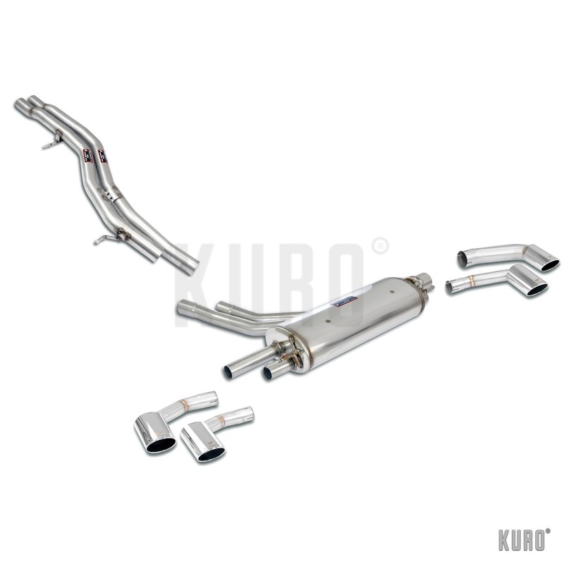Supersprint Audi Q7/Q8 50/60 3.0 TFSI e-Hybrid GPF/OPF Cat-back